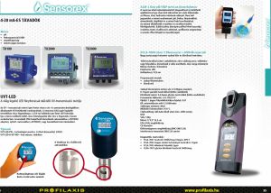 Sensorex kézi klórmérő műszer