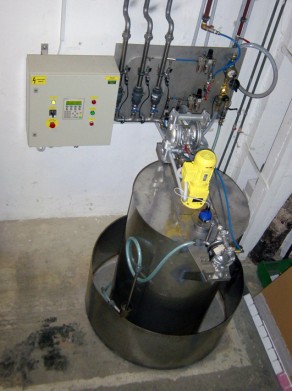 Lakkbekeverő rendszer