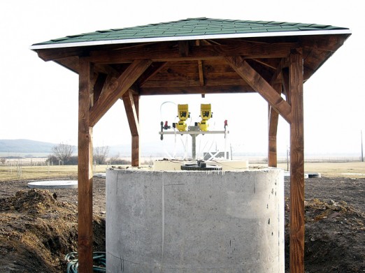 Sósav adagolás szabadtéren