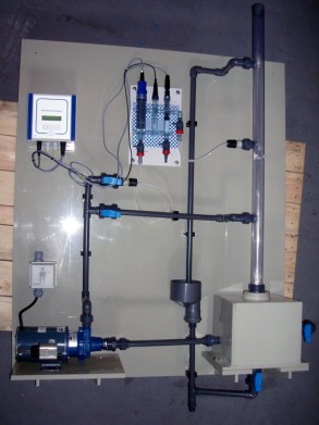 Klór szintmérő, hígító